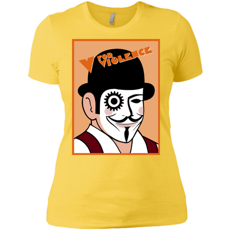 T-Shirts Vibrant Yellow / X-Small V for Violence Women's Premium T-Shirt