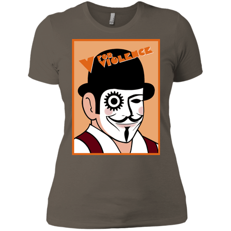 T-Shirts Warm Grey / X-Small V for Violence Women's Premium T-Shirt
