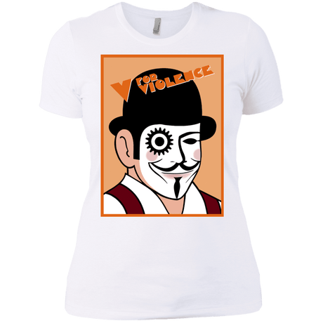 T-Shirts White / X-Small V for Violence Women's Premium T-Shirt