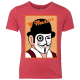 T-Shirts Vintage Red / YXS V for Violence Youth Triblend T-Shirt