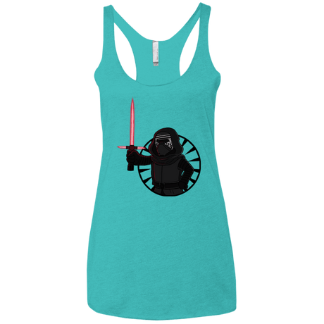 T-Shirts Tahiti Blue / X-Small Vader Boy Women's Triblend Racerback Tank