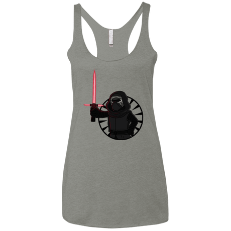 T-Shirts Venetian Grey / X-Small Vader Boy Women's Triblend Racerback Tank