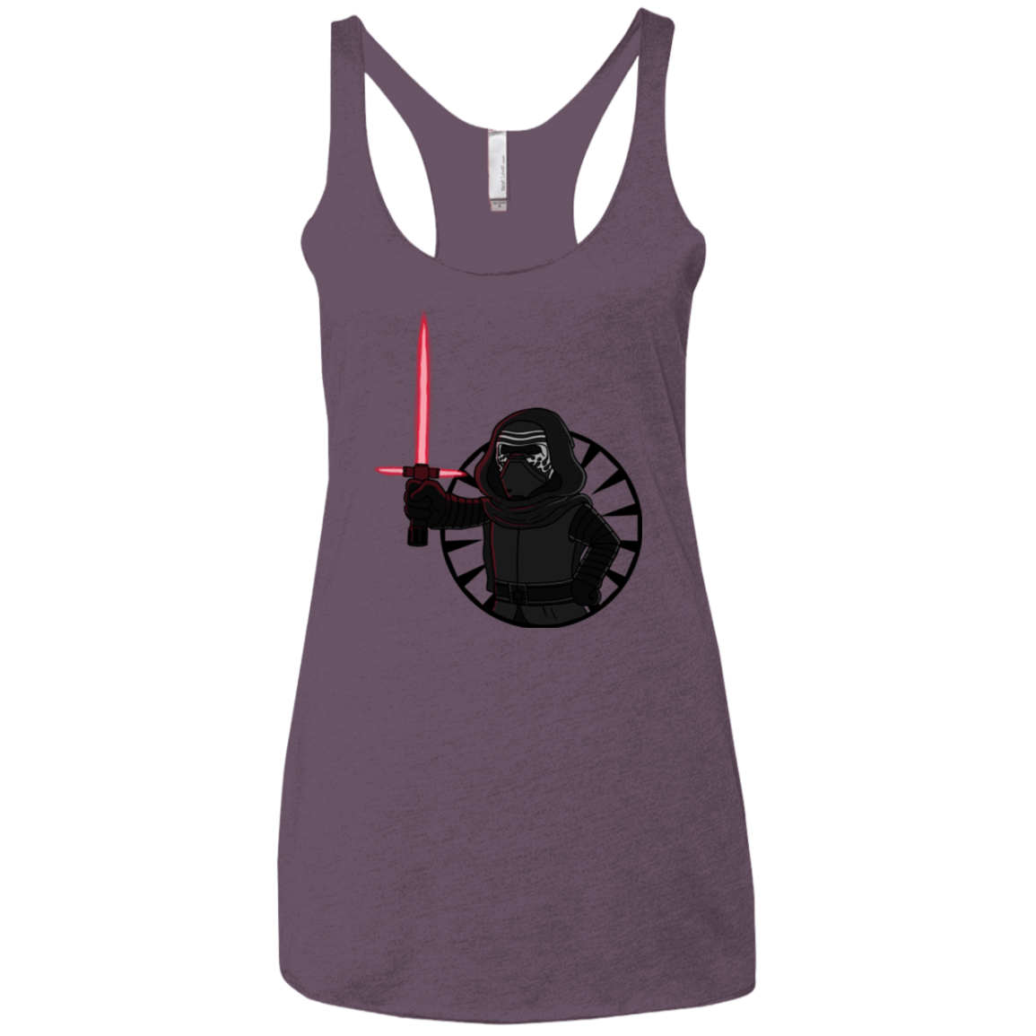T-Shirts Vintage Purple / X-Small Vader Boy Women's Triblend Racerback Tank