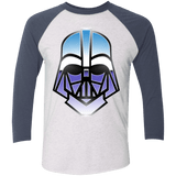 T-Shirts Heather White/Indigo / X-Small Vader Men's Triblend 3/4 Sleeve