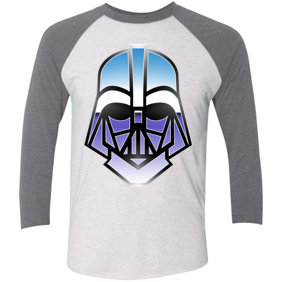 T-Shirts Heather White/Premium Heather / X-Small Vader Men's Triblend 3/4 Sleeve