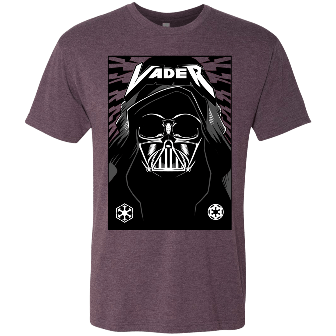 T-Shirts Vintage Purple / S Vader Rock Men's Triblend T-Shirt
