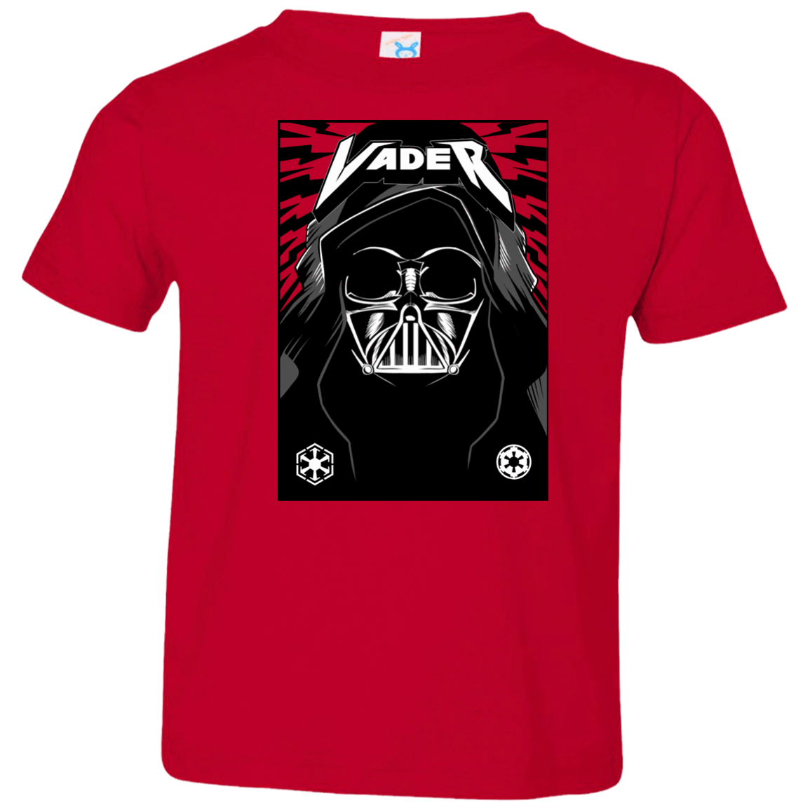 T-Shirts Red / 2T Vader Rock Toddler Premium T-Shirt