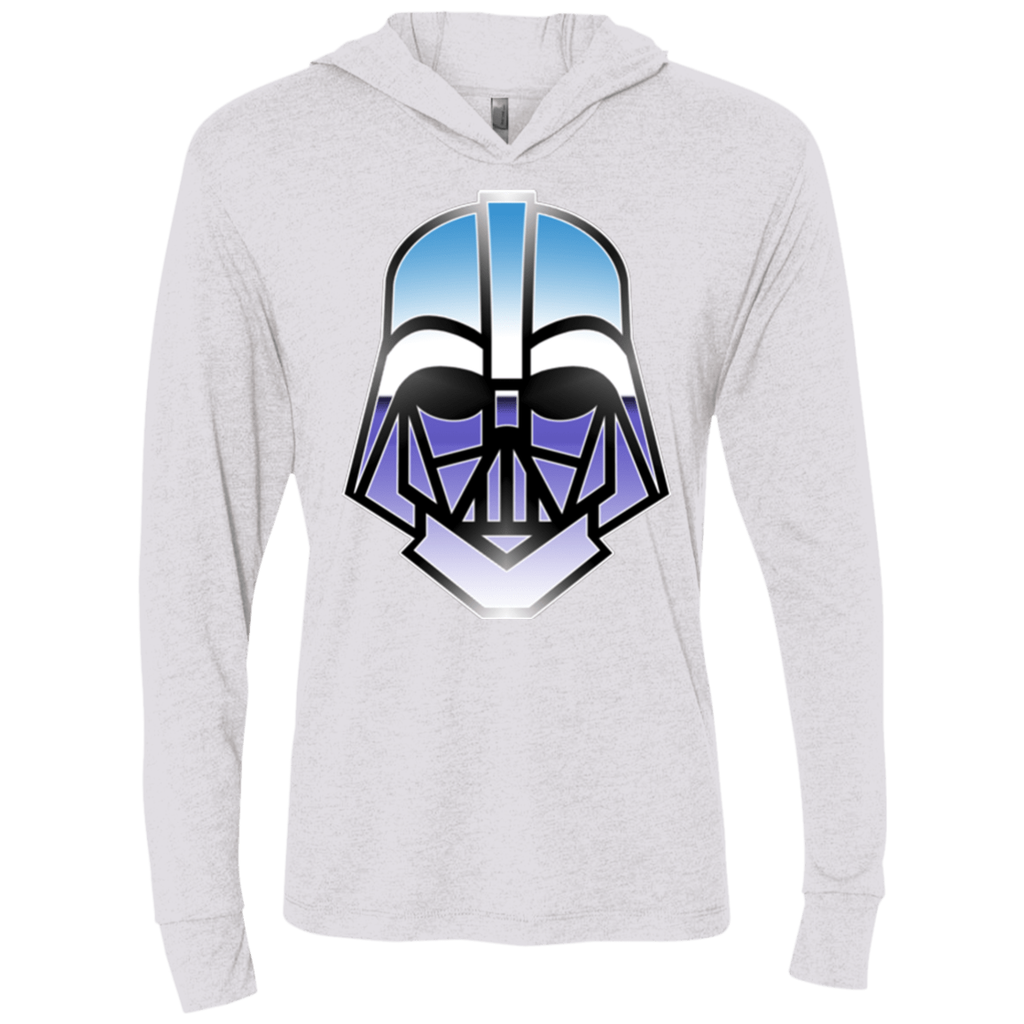 T-Shirts Heather White / X-Small Vader Triblend Long Sleeve Hoodie Tee