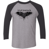 T-Shirts Premium Heather/ Vintage Black / X-Small Valar Morghulis Men's Triblend 3/4 Sleeve