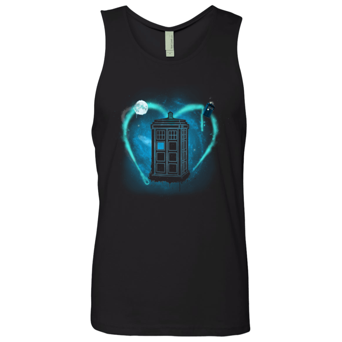 T-Shirts Black / Small Valen Timelord Men's Premium Tank Top