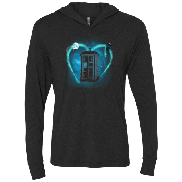 T-Shirts Vintage Black / X-Small Valen Timelord Triblend Long Sleeve Hoodie Tee