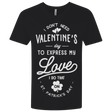 T-Shirts Black / X-Small Valentine's Day Men's Premium V-Neck