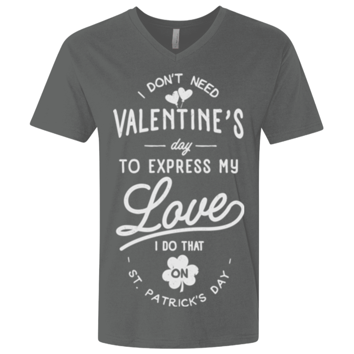 T-Shirts Heavy Metal / X-Small Valentine's Day Men's Premium V-Neck