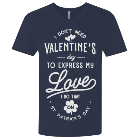 T-Shirts Midnight Navy / X-Small Valentine's Day Men's Premium V-Neck