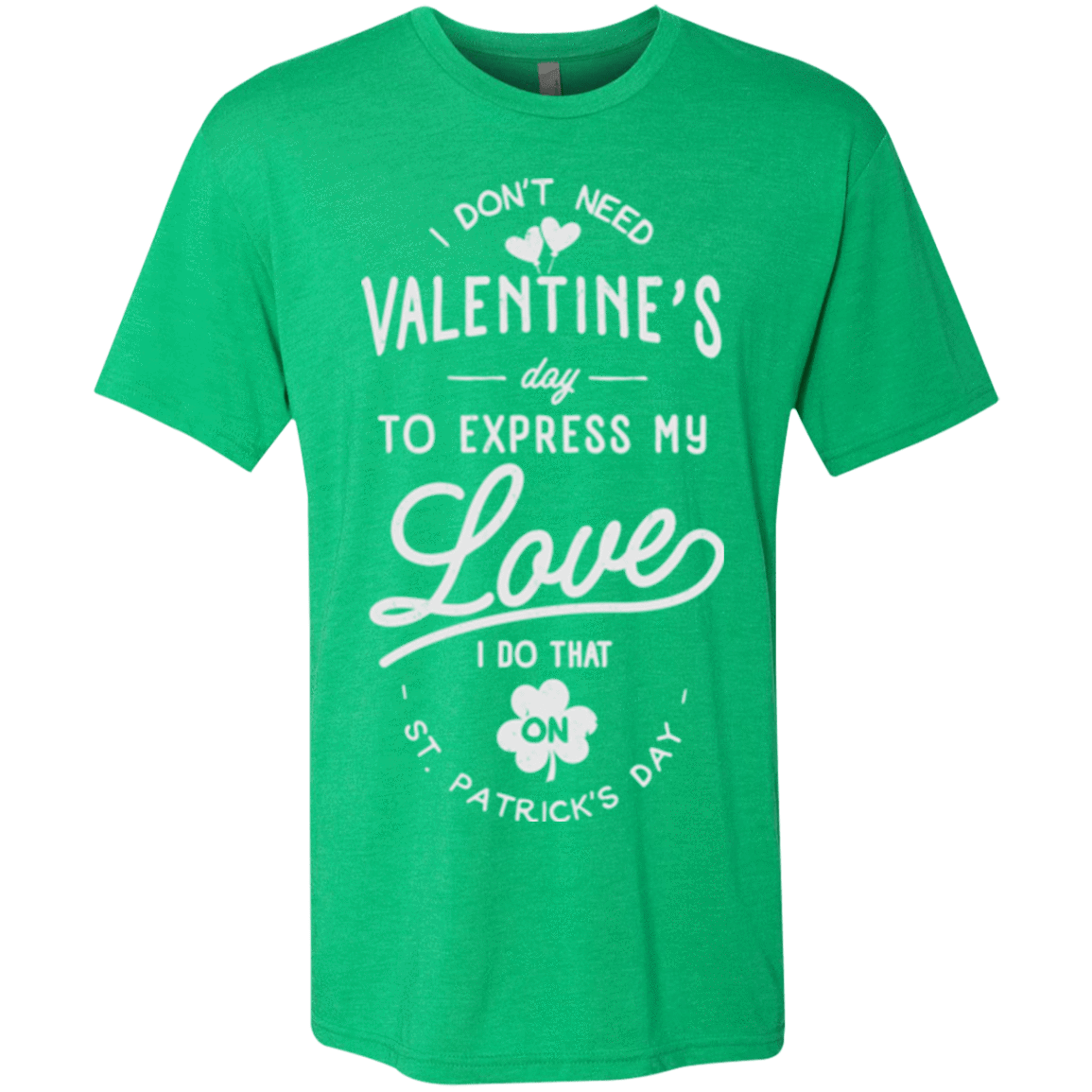 T-Shirts Envy / Small Valentine's Day Men's Triblend T-Shirt