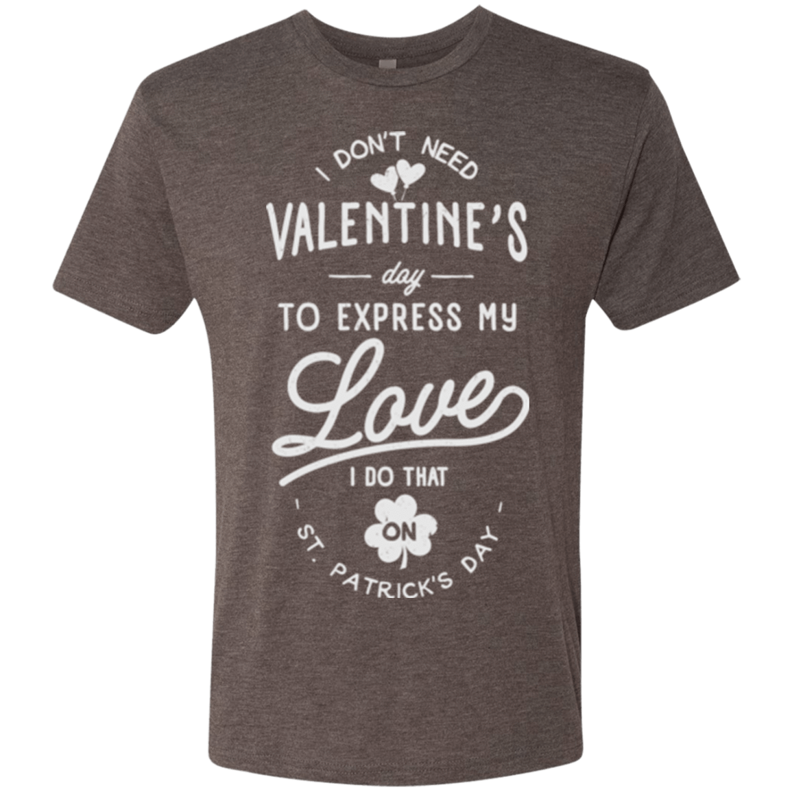 T-Shirts Macchiato / Small Valentine's Day Men's Triblend T-Shirt