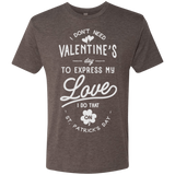 T-Shirts Macchiato / Small Valentine's Day Men's Triblend T-Shirt