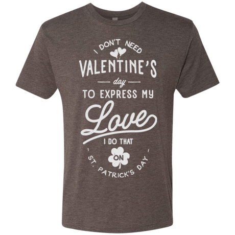 T-Shirts Macchiato / Small Valentine's Day Men's Triblend T-Shirt