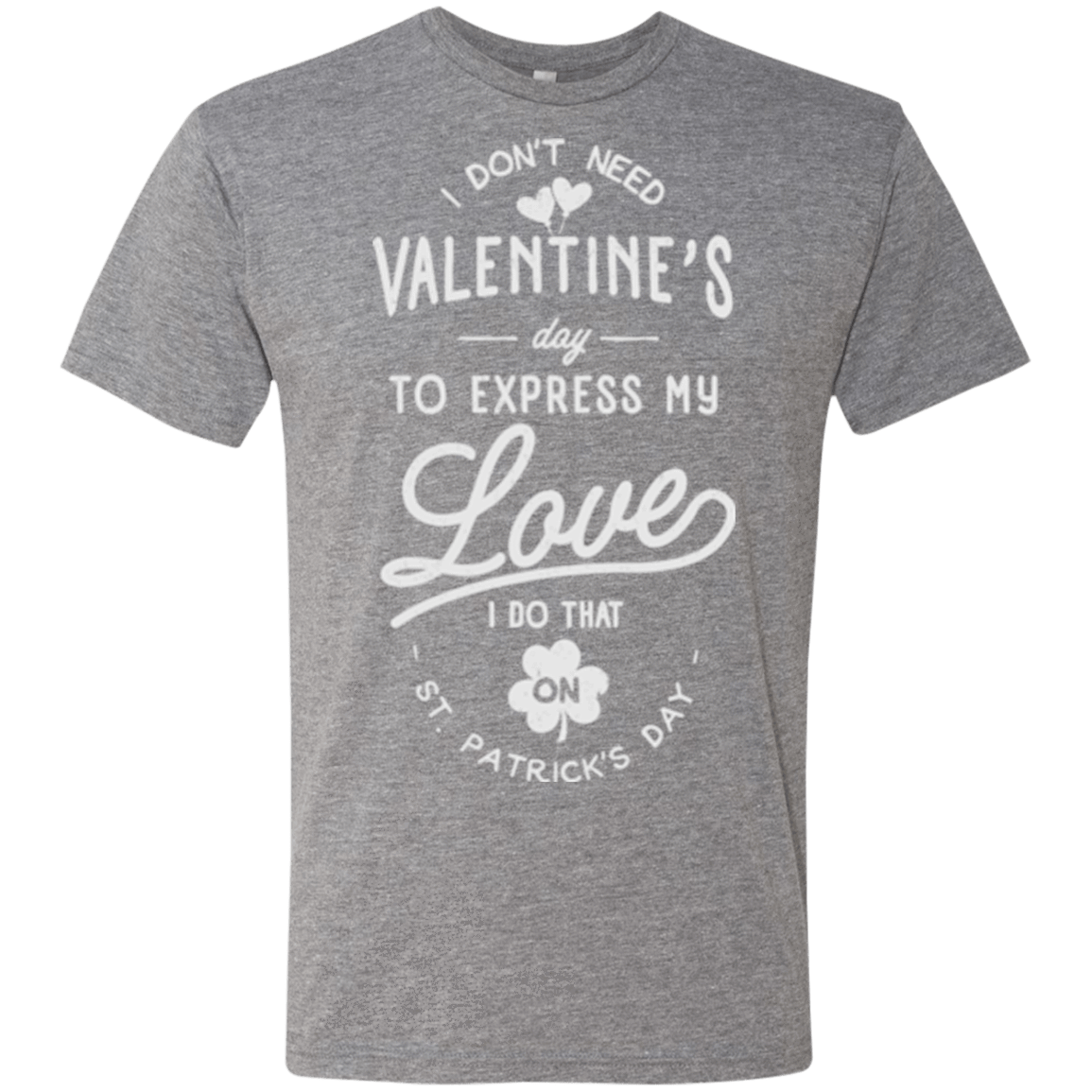 T-Shirts Premium Heather / Small Valentine's Day Men's Triblend T-Shirt