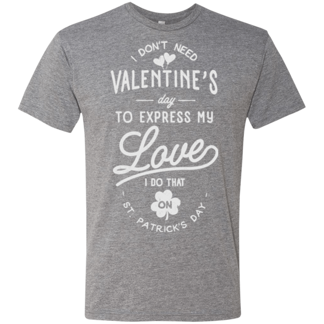 T-Shirts Premium Heather / Small Valentine's Day Men's Triblend T-Shirt