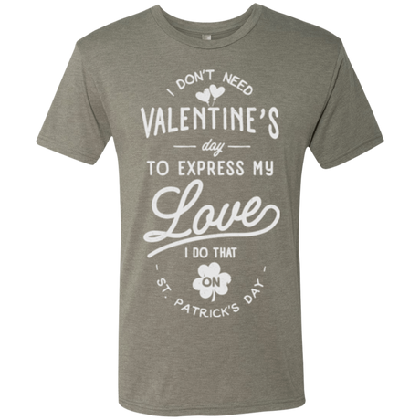 T-Shirts Venetian Grey / Small Valentine's Day Men's Triblend T-Shirt