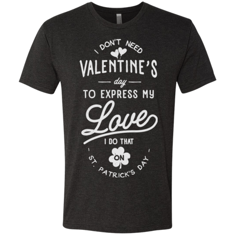 T-Shirts Vintage Black / Small Valentine's Day Men's Triblend T-Shirt