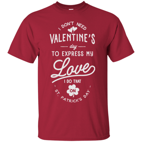 T-Shirts Cardinal / Small Valentine's Day T-Shirt