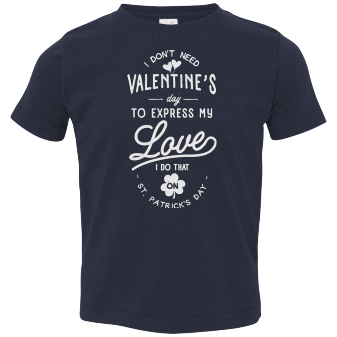 T-Shirts Navy / 2T Valentine's Day Toddler Premium T-Shirt