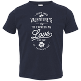 T-Shirts Navy / 2T Valentine's Day Toddler Premium T-Shirt