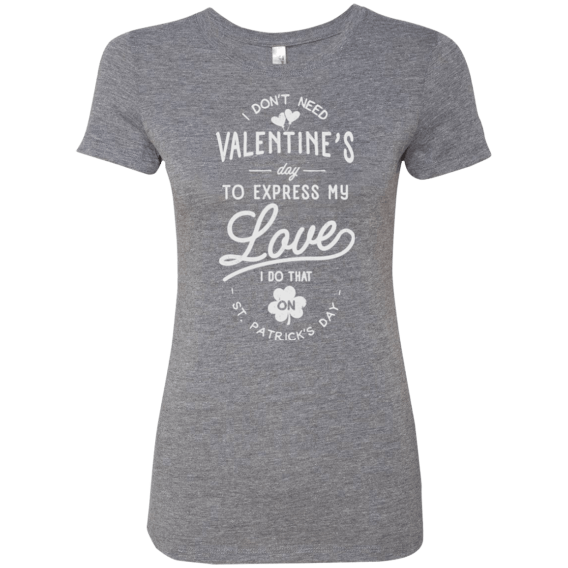 T-Shirts Premium Heather / Small Valentine's Day Women's Triblend T-Shirt