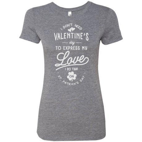 T-Shirts Premium Heather / Small Valentine's Day Women's Triblend T-Shirt