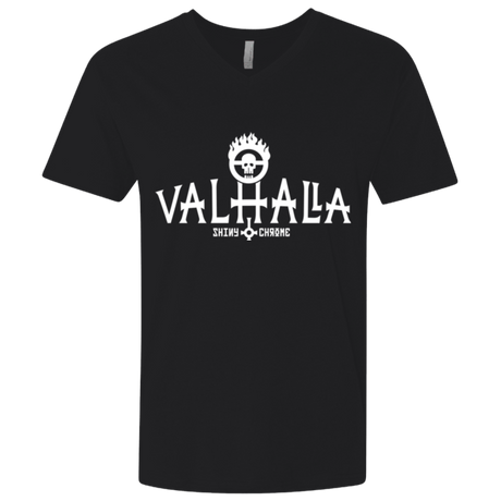 T-Shirts Black / X-Small Valhalla Shiny & Chrome Men's Premium V-Neck