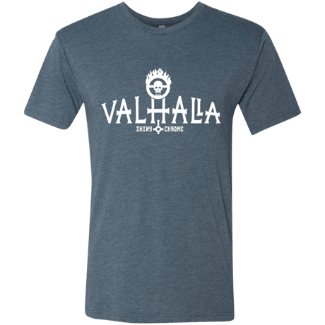 T-Shirts Indigo / Small Valhalla Shiny & Chrome Men's Triblend T-Shirt