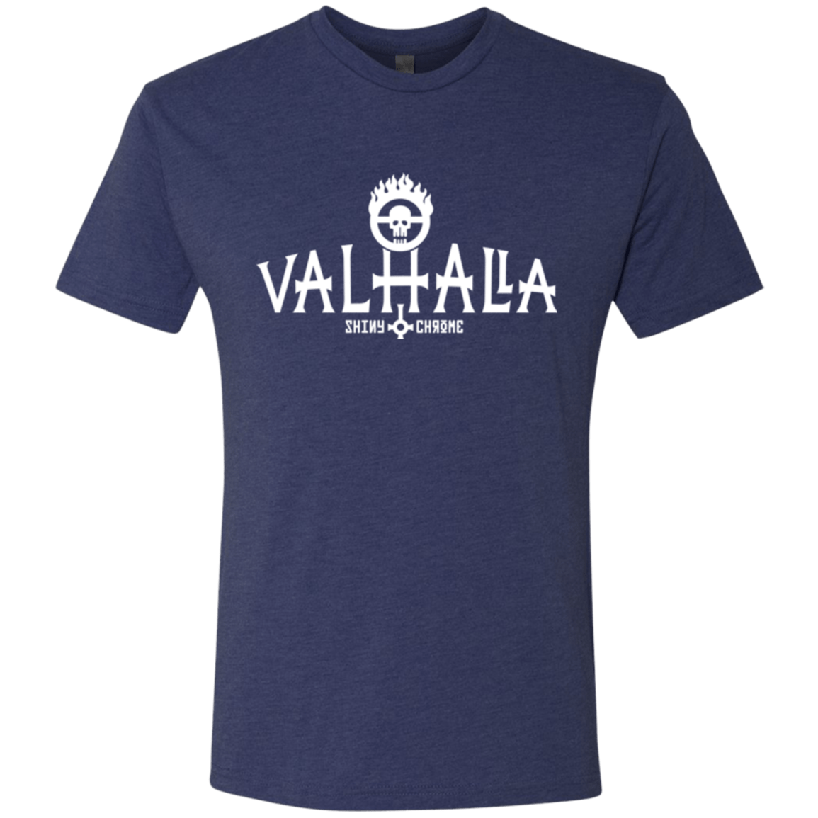 T-Shirts Vintage Navy / Small Valhalla Shiny & Chrome Men's Triblend T-Shirt