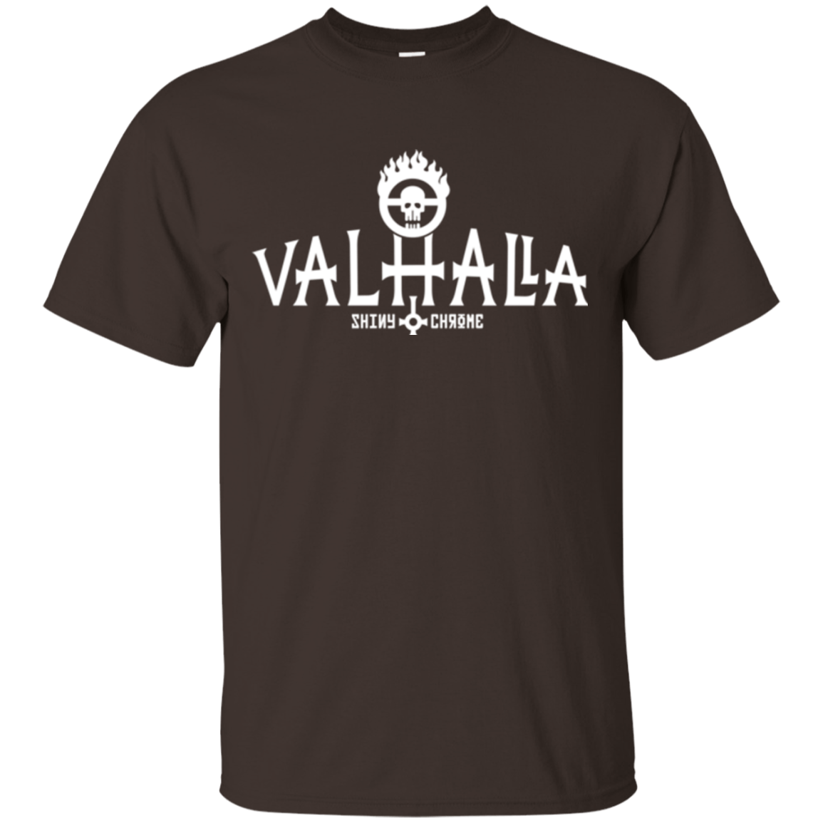 T-Shirts Dark Chocolate / Small Valhalla Shiny & Chrome T-Shirt