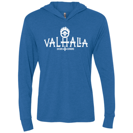 T-Shirts Vintage Royal / X-Small Valhalla Shiny & Chrome Triblend Long Sleeve Hoodie Tee