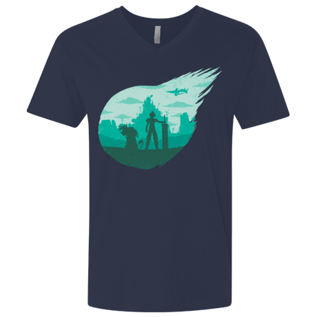 T-Shirts Midnight Navy / X-Small Valley of the fallen stars Men's Premium V-Neck