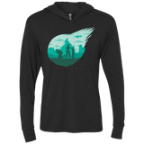 T-Shirts Vintage Black / X-Small Valley of the fallen stars Triblend Long Sleeve Hoodie Tee