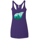 T-Shirts Purple / X-Small Valley of the fallen stars Women's Triblend Racerback Tank