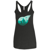 T-Shirts Vintage Black / X-Small Valley of the fallen stars Women's Triblend Racerback Tank