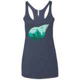 T-Shirts Vintage Navy / X-Small Valley of the fallen stars Women's Triblend Racerback Tank