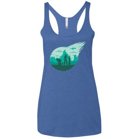 T-Shirts Vintage Royal / X-Small Valley of the fallen stars Women's Triblend Racerback Tank