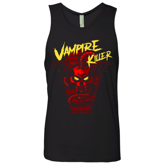 T-Shirts Black / Small Vampire Killer Punk Men's Premium Tank Top