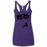 T-Shirts Purple Rush / X-Small Van in the Air Women's Triblend Racerback Tank
