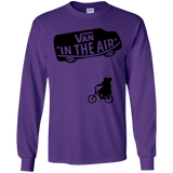 T-Shirts Purple / YS Van in the Air Youth Long Sleeve T-Shirt