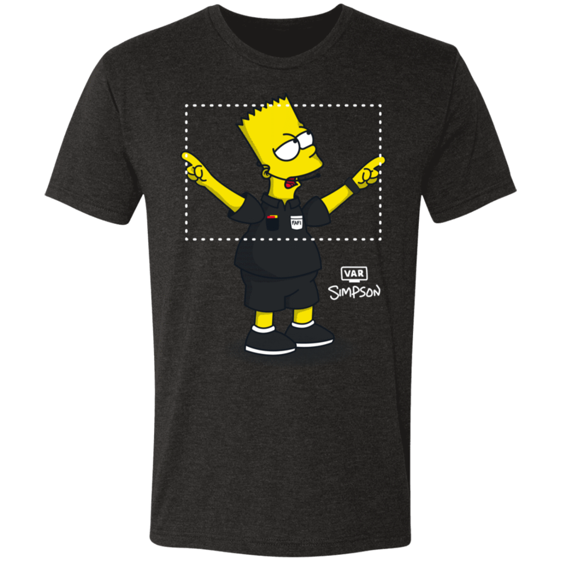 T-Shirts Vintage Black / S VAR Simpson Men's Triblend T-Shirt