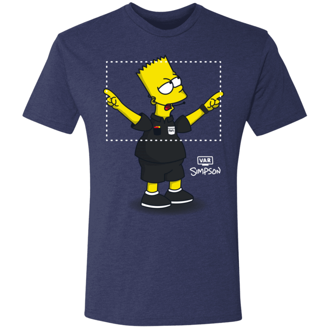 T-Shirts Vintage Navy / S VAR Simpson Men's Triblend T-Shirt
