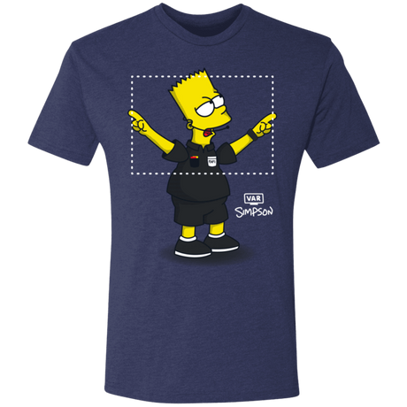 T-Shirts Vintage Navy / S VAR Simpson Men's Triblend T-Shirt