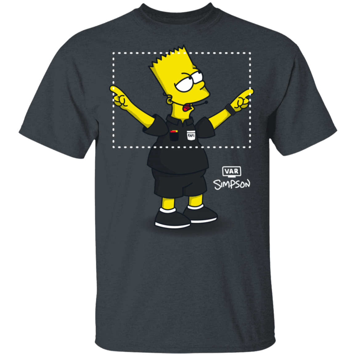 T-Shirts Dark Heather / S VAR Simpson T-Shirt