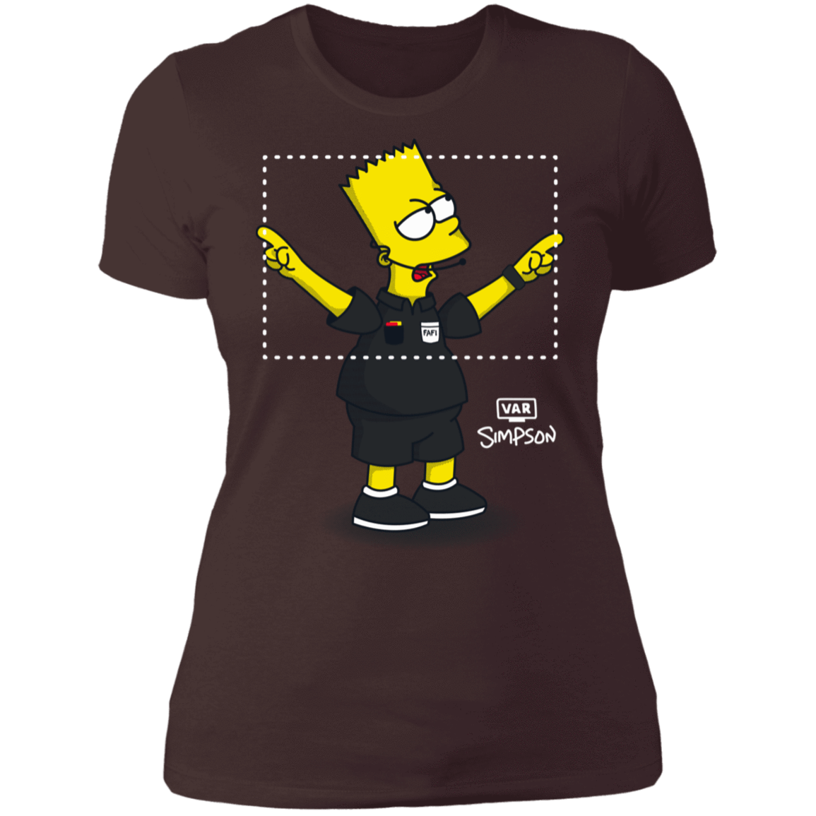 T-Shirts Dark Chocolate / S VAR Simpson Women's Premium T-Shirt